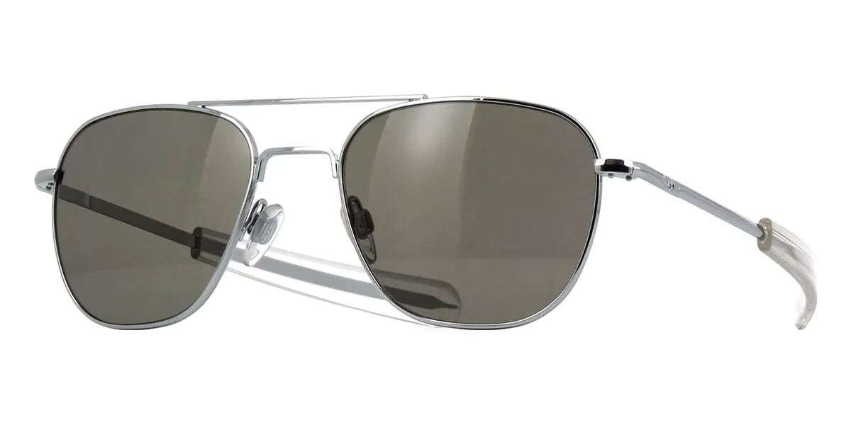 American Optical Original Pilot C2 BT CL GYG-P Silver Polarised - As Seen On Tom Cruise