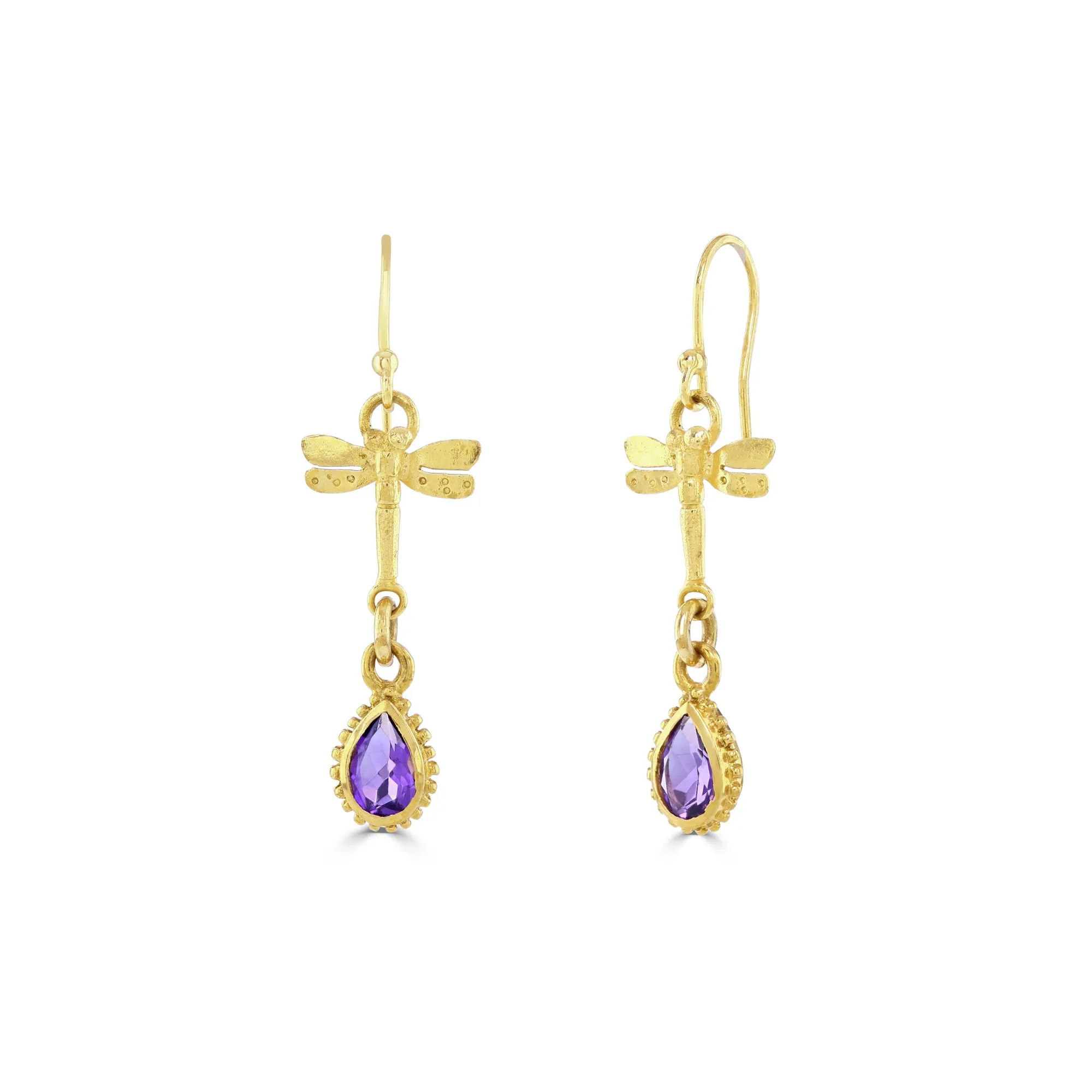 Amethyst Tellurian Gem Earrings