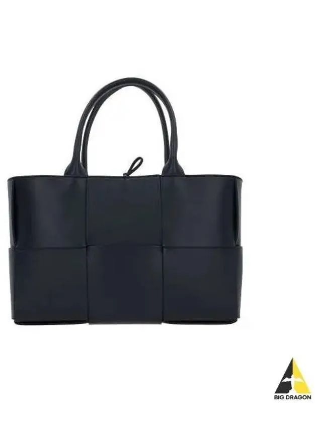 Arco Intrecciato Small Tote Bag Black