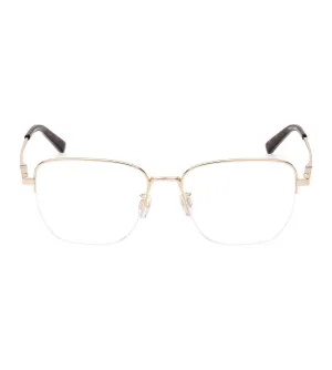 Bally Men's Pale Gold Square Optical Frame