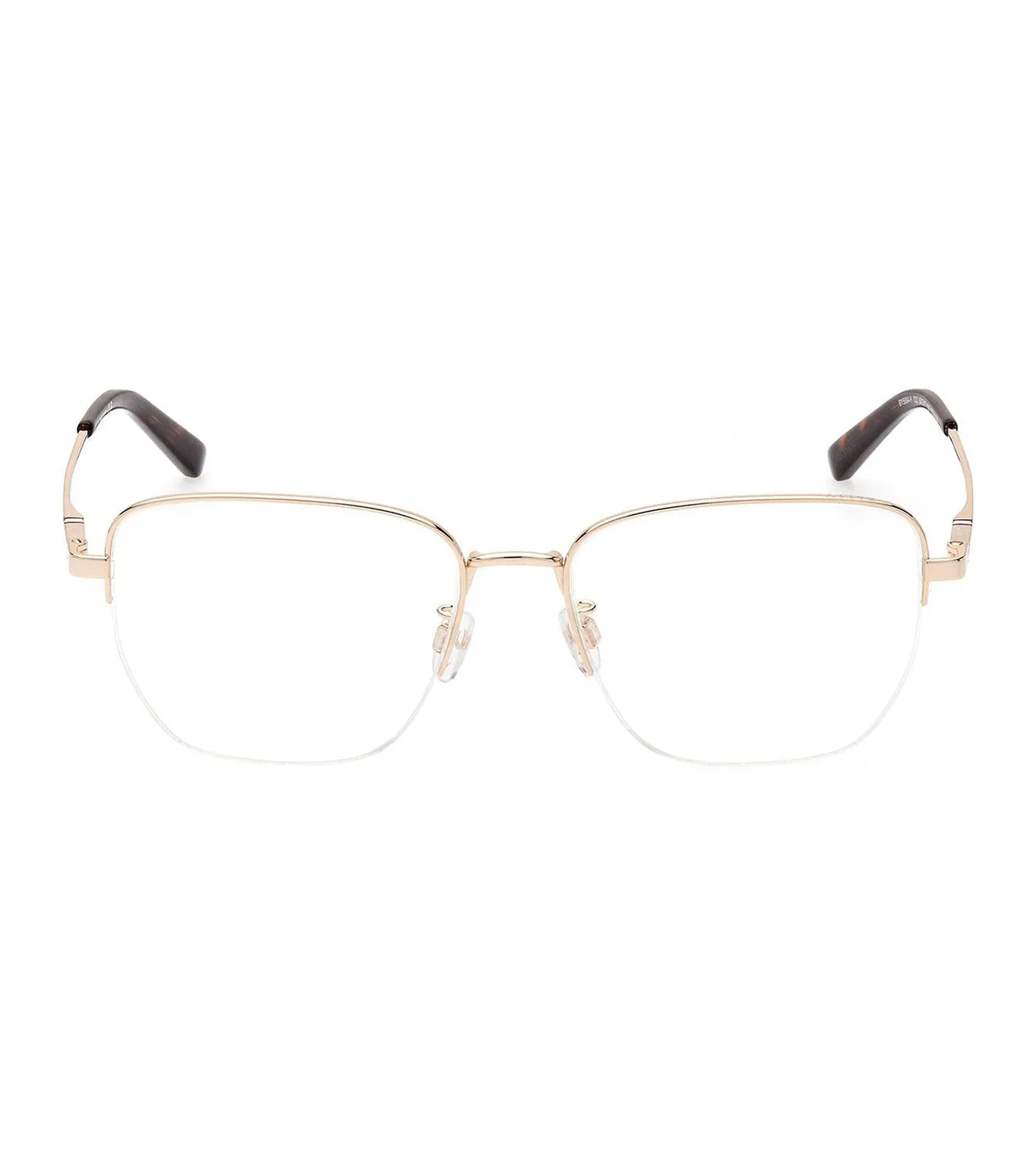 Bally Men's Pale Gold Square Optical Frame