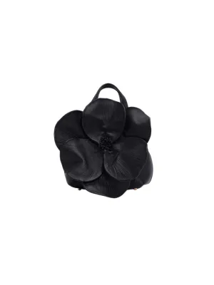 Belle Floral Handbag in Black