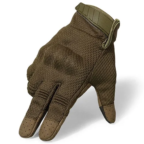 Breathable Touch Screen Hard Knuckle Gloves