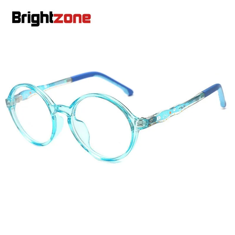 Brightzone Unisex Children's Full Rim Round Tr 90 Titanium Eyeglasses 0025