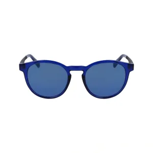 Calvin Klein Unisex Mirror Blue Round Sunglasses