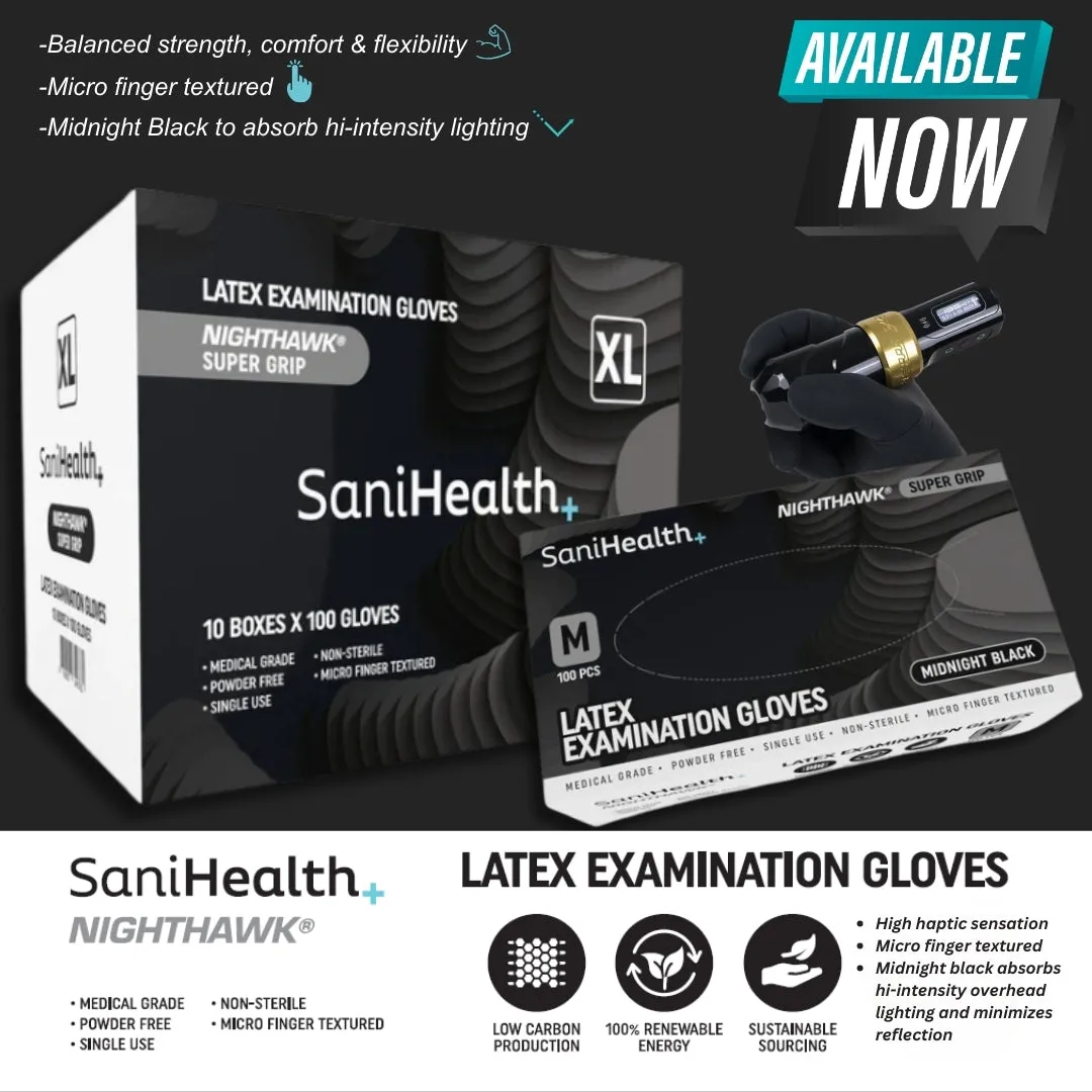 CARTON - LATEX BLACK SaniHealth NIGHTHAWK