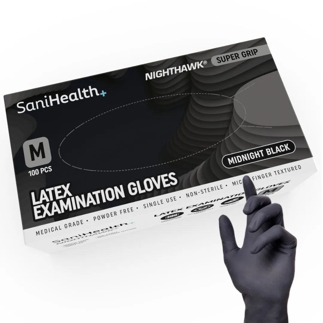 CARTON - LATEX BLACK SaniHealth NIGHTHAWK