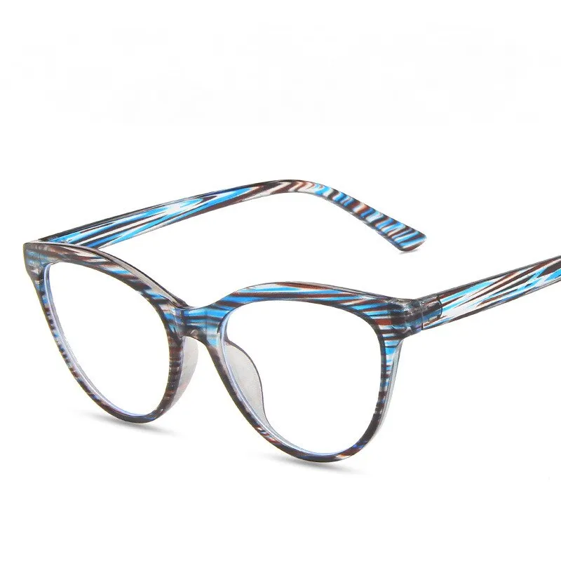 CCspace Unisex Full Rim Cat Eye Tr 90 Titanium Eyeglasses 55437