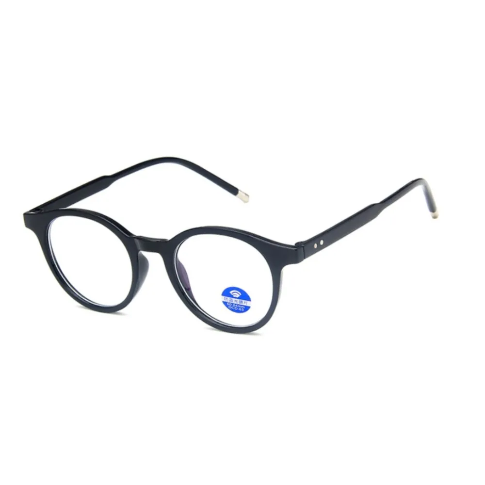 CCspace Unisex Full Rim Round Resin Frame Eyeglasses 54214