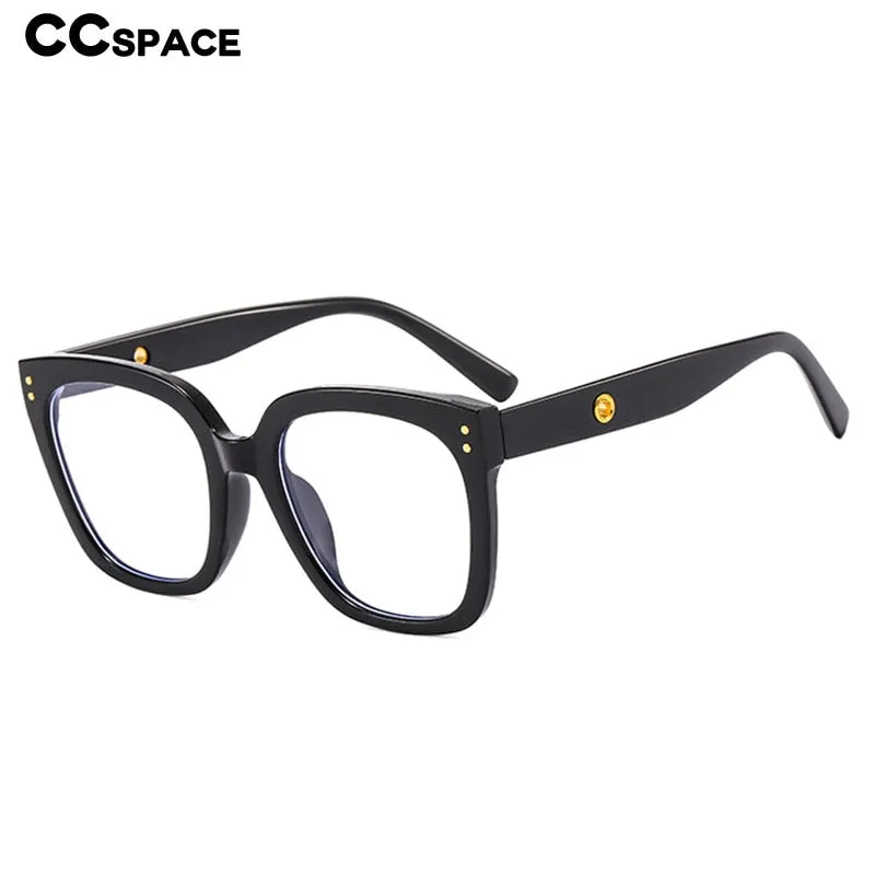 CCspace Unisex Full Rim Square Cat Eye Acetate Eyeglasses 55503