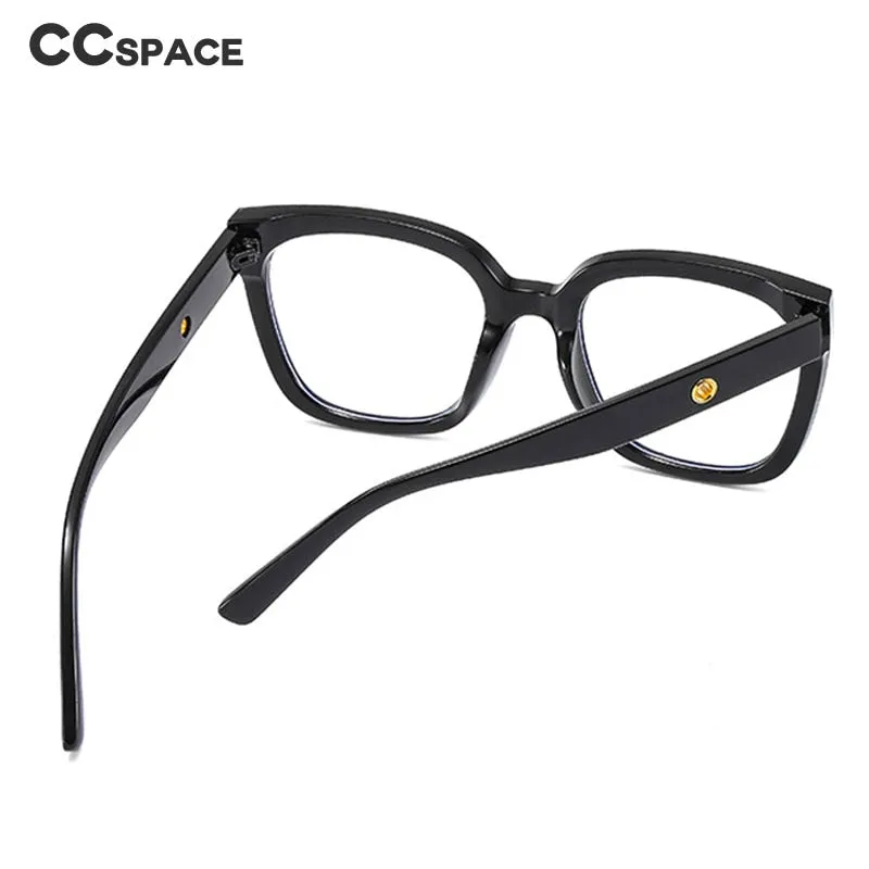 CCspace Unisex Full Rim Square Cat Eye Acetate Eyeglasses 55503