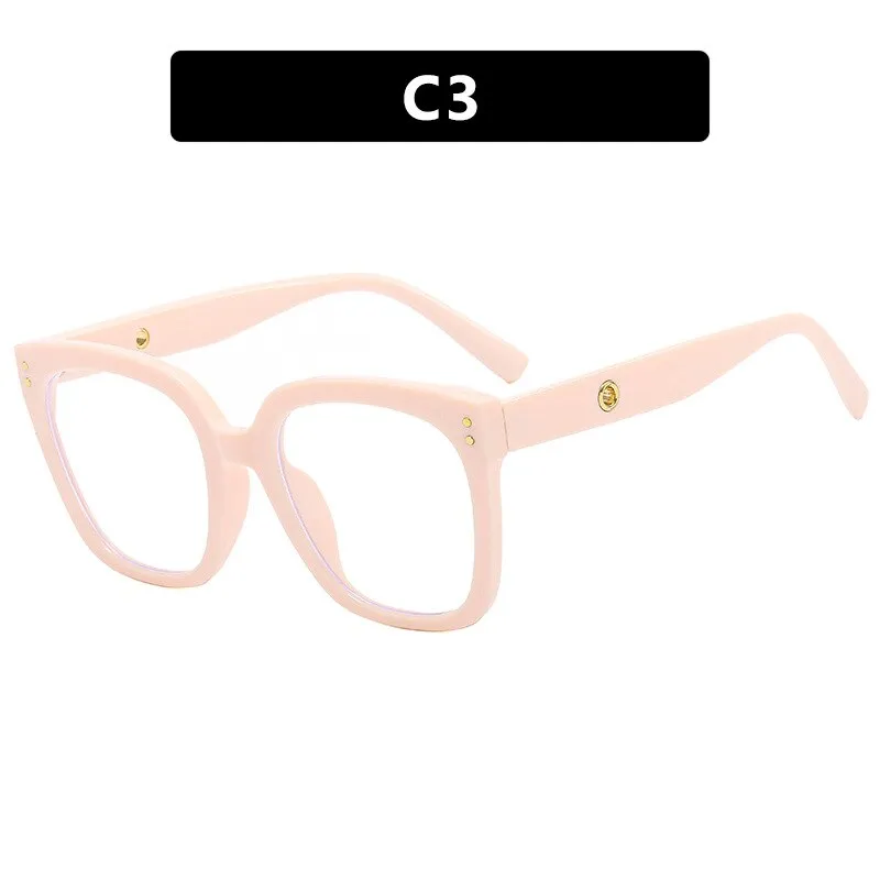 CCspace Unisex Full Rim Square Cat Eye Acetate Eyeglasses 55503