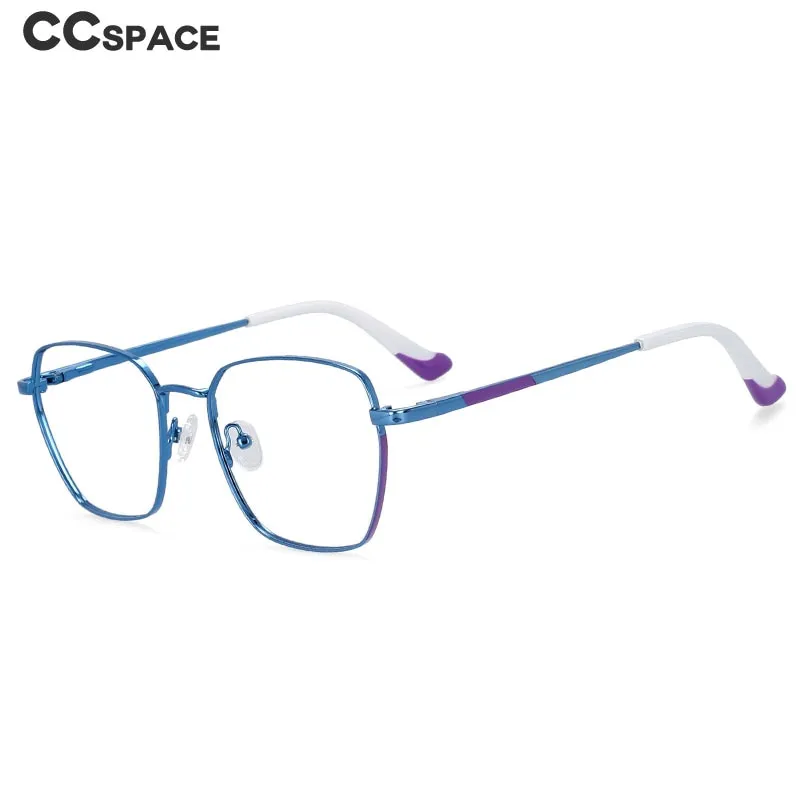 CCspace Women's Full Rim Square Alloy Frame Eyeglasses 54261