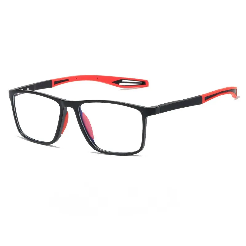 CCspace Youth Unisex Full Rim Square TR 90 Titanium Reading Glasses 55419