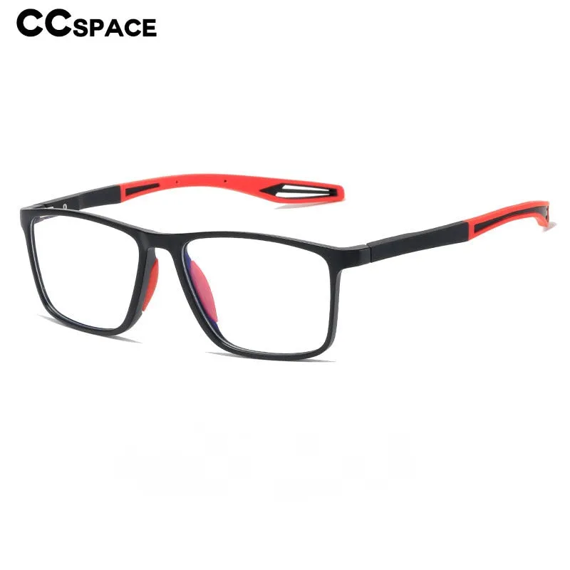 CCspace Youth Unisex Full Rim Square TR 90 Titanium Reading Glasses 55419