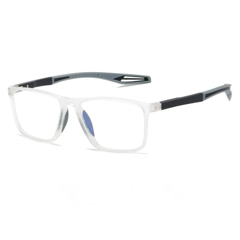 CCspace Youth Unisex Full Rim Square TR 90 Titanium Reading Glasses 55419