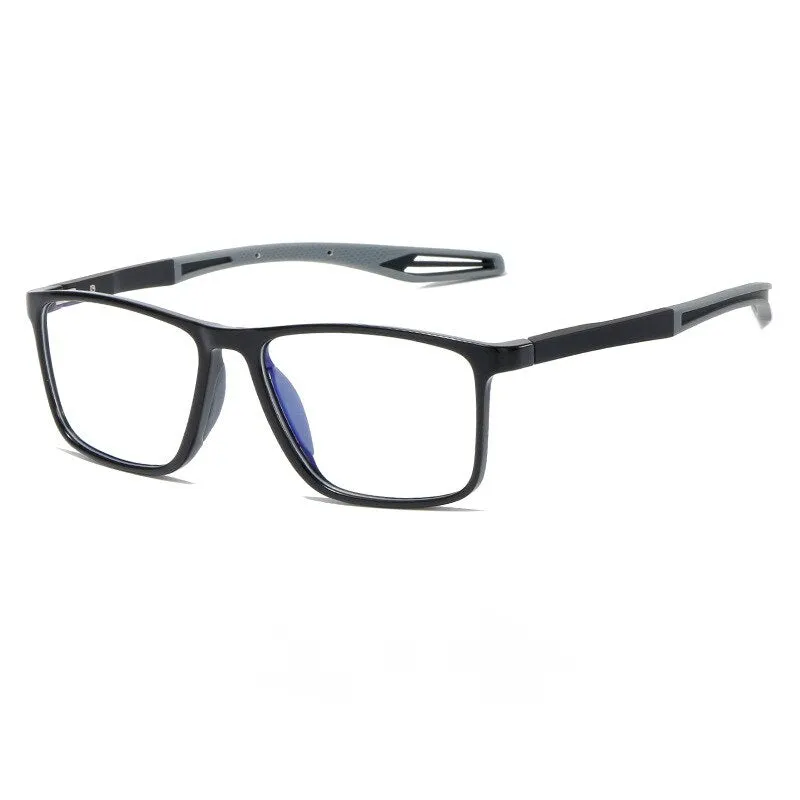 CCspace Youth Unisex Full Rim Square TR 90 Titanium Reading Glasses 55419