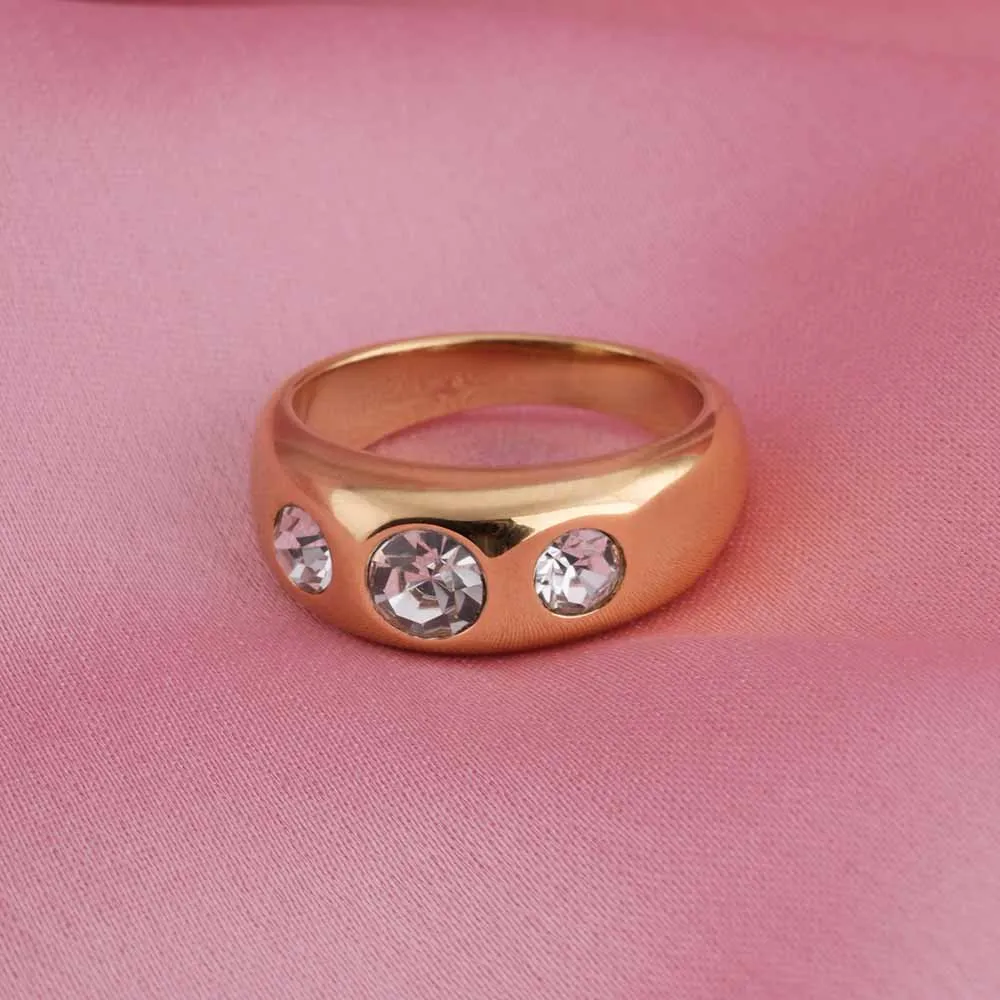 Classic Stone Gold Ring