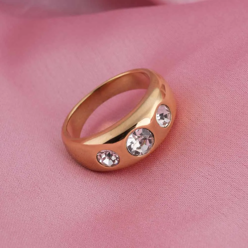 Classic Stone Gold Ring