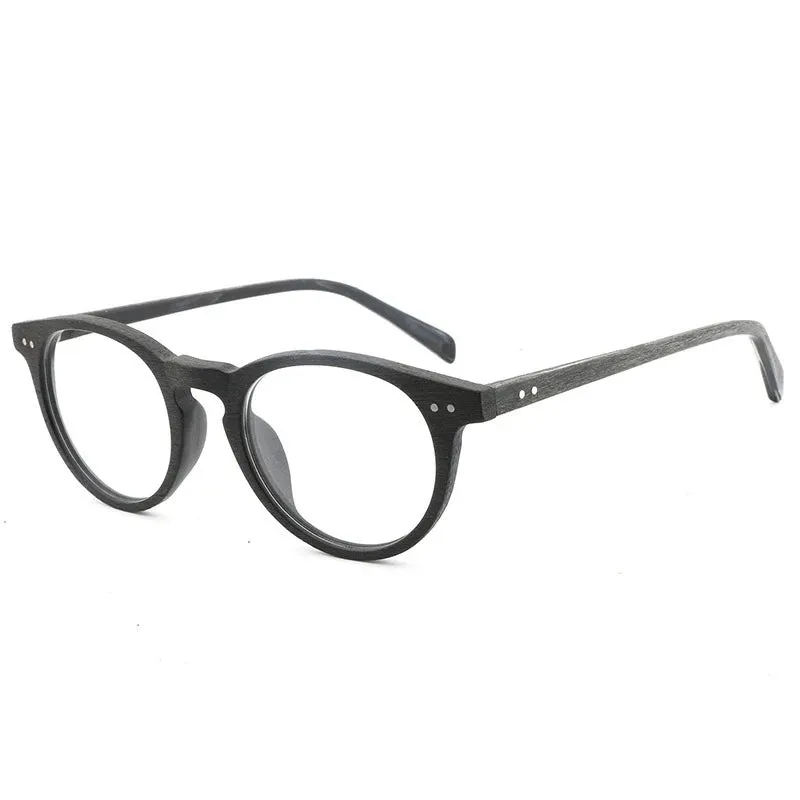 Cubojue Unisex Full Rim Oval Acetate Reading Glasses 48021