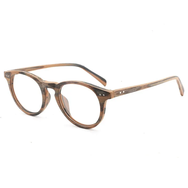 Cubojue Unisex Full Rim Oval Acetate Reading Glasses 48021