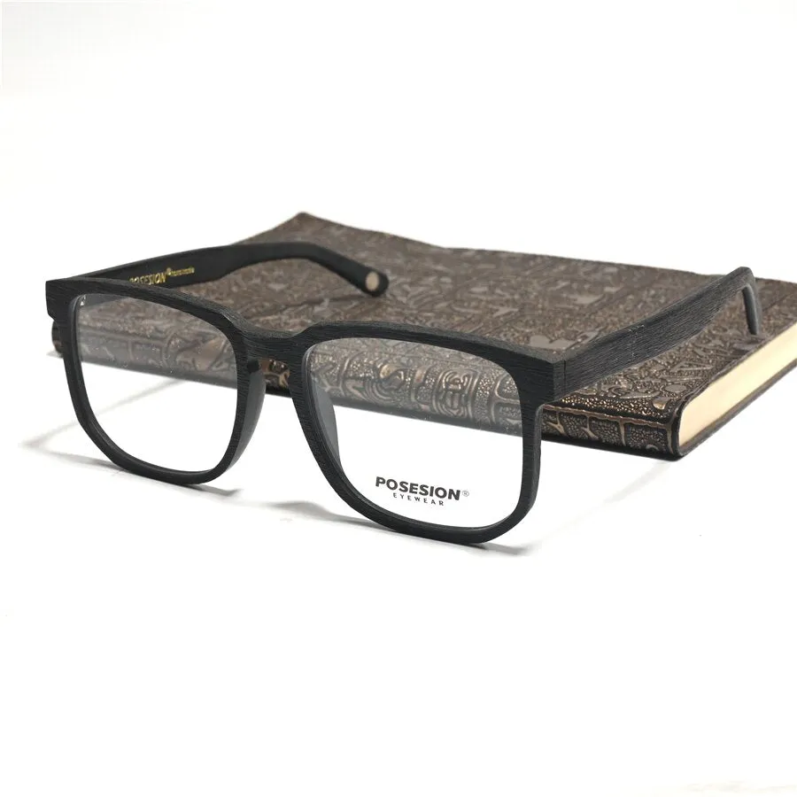 Cubojue Unisex Oversized Square Acetate Eyeglasses PS5104