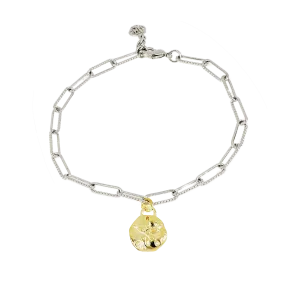 Diamante Charm Bracelet Sand Dollar