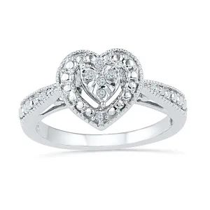 Diamond Heart Ring