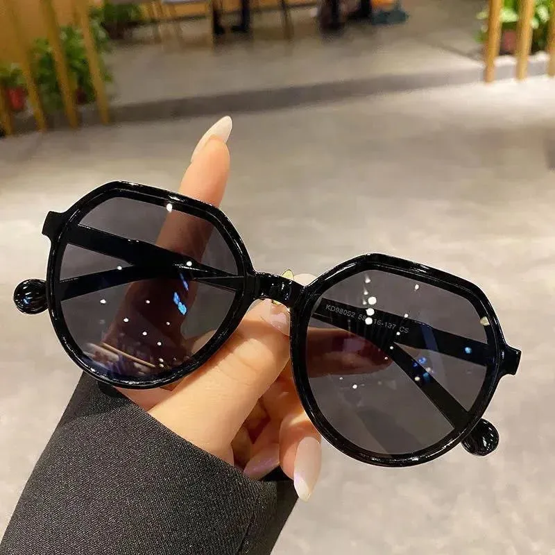 Fashion Trend Candy Color Trend Style Frame Big Frame All-match Ins Round Personalized Sunglasses