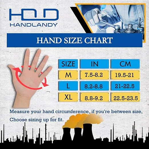 HANDLANDY Heavy Duty Mechanic Glove for Cold Weather H6100