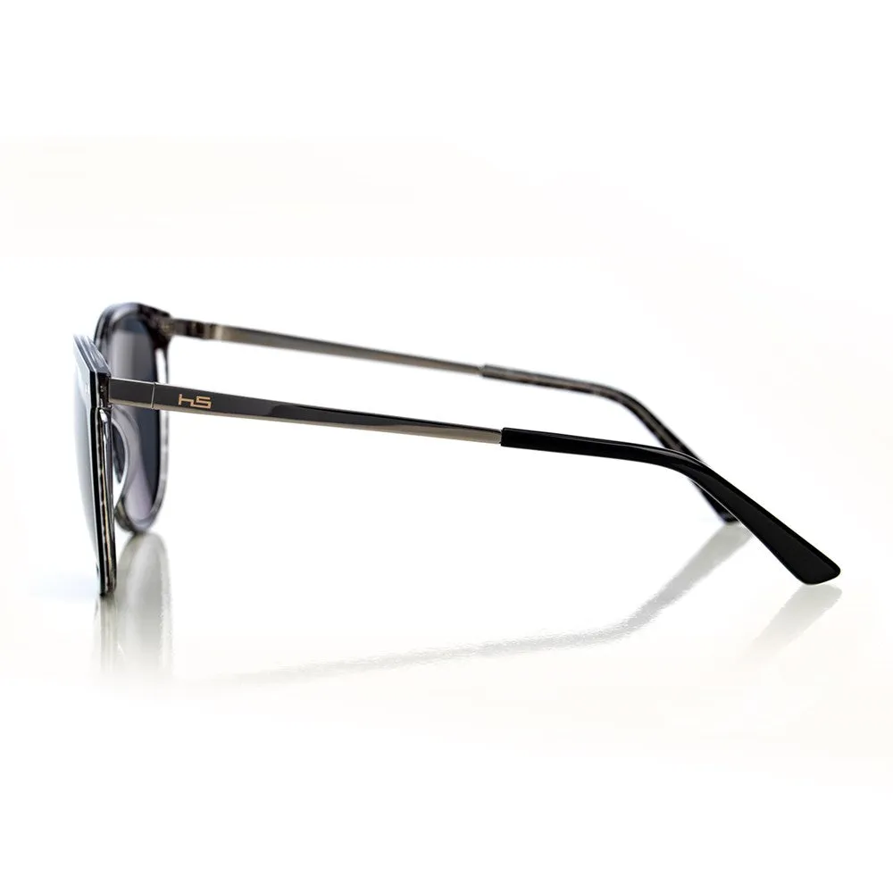 HS Eyewear Daisy - Shiny Black / White / Grey Leo Pattern