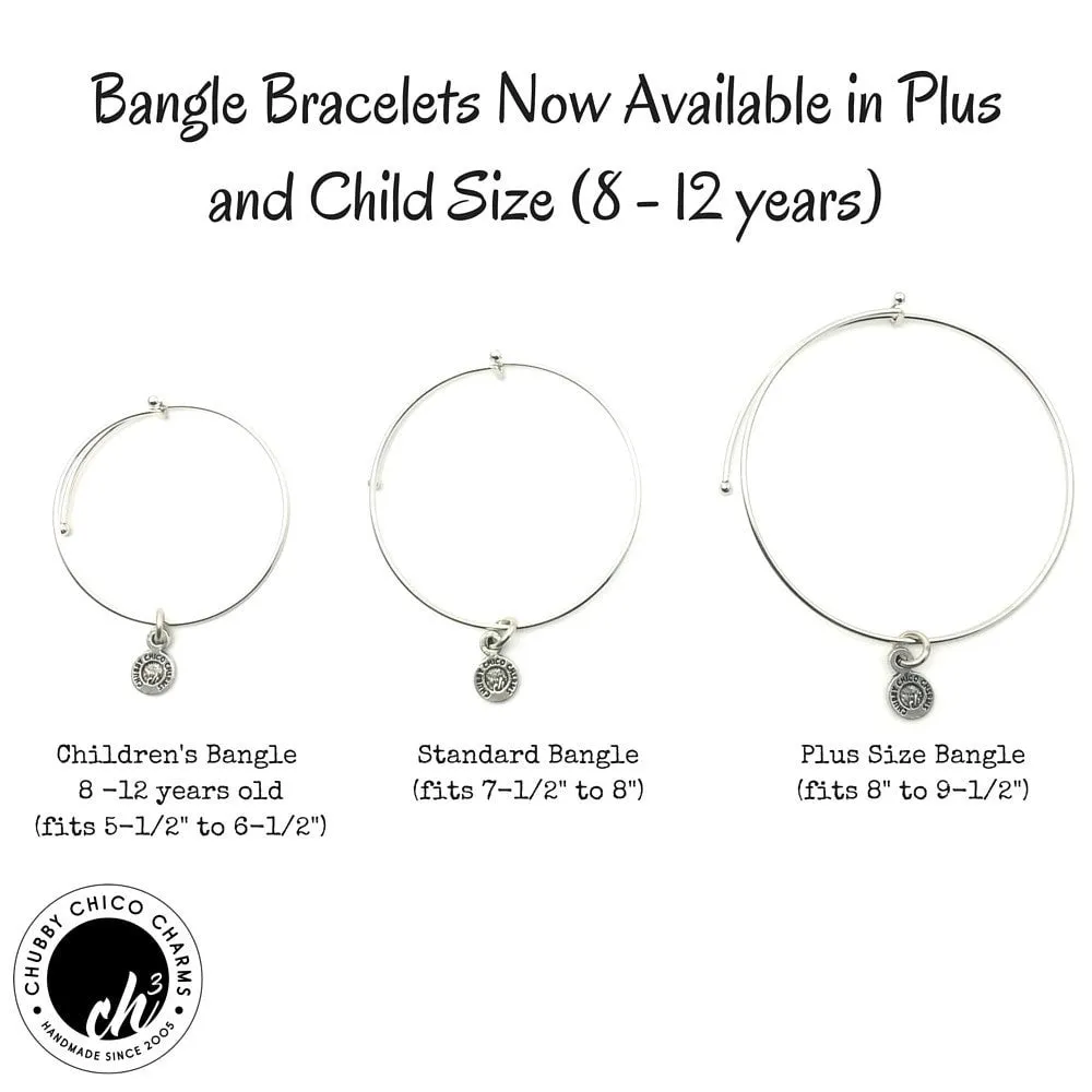 I Love To Kayak Expandable Bangle Bracelet Set