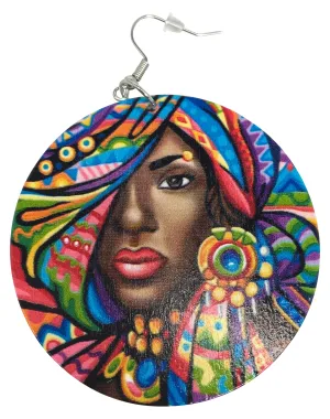 India Natural Hair Earrings | Colorful Afrocentric jewelry & Accessories