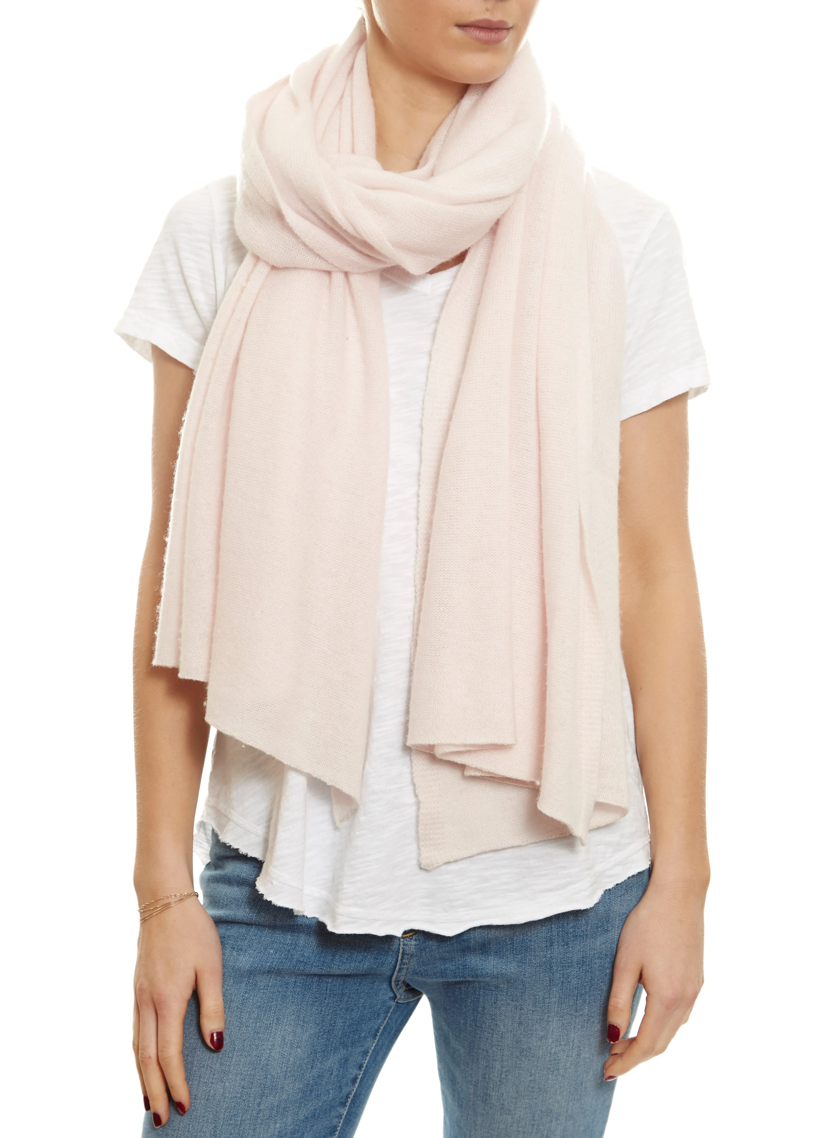 Jessimara Cashmere Summer Pink Wrap and Scarf