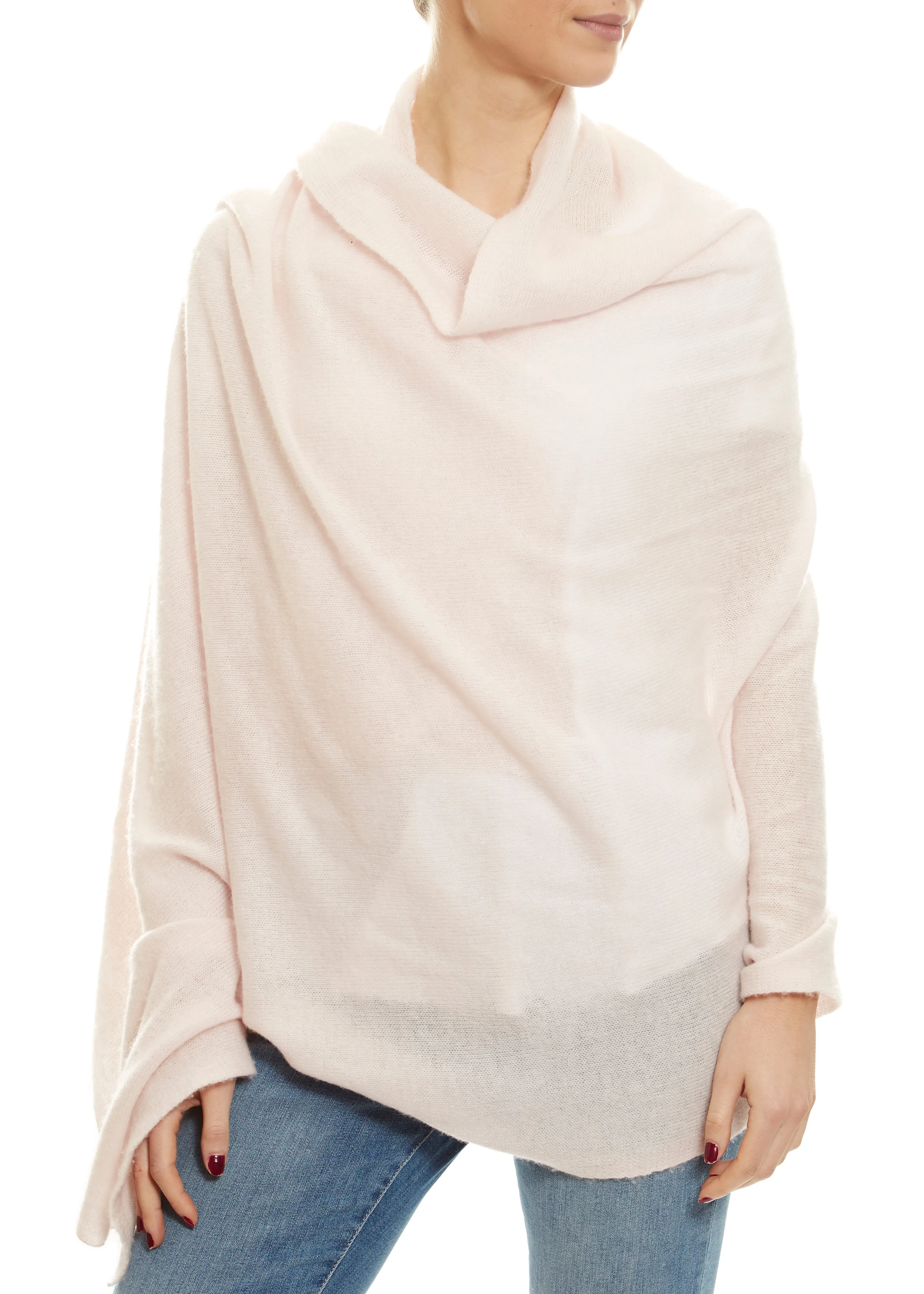 Jessimara Cashmere Summer Pink Wrap and Scarf