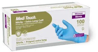 MedPro Defense Medi Touch Nitrile 12" Powder-Free Exam Gloves