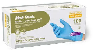 MedPro Defense Medi Touch Nitrile 12" Powder-Free Exam Gloves