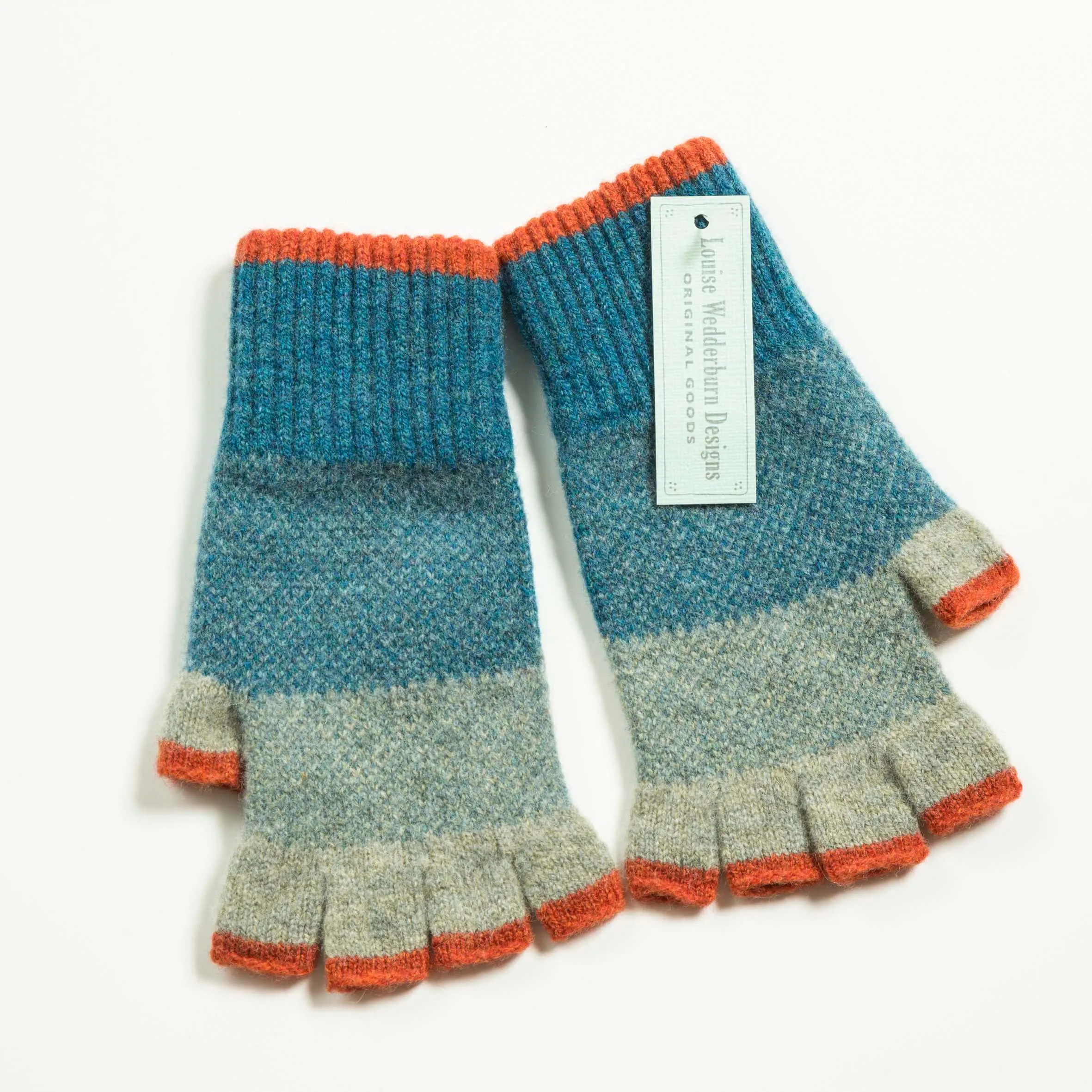 Melange Fingerless Gloves