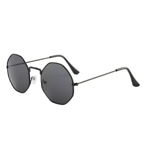 Metal Small Designer Outdoor Women Travel Sun Shape Frame New Brand Circular Sunglasses