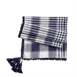 Mudpie Plaid Tassel Scarves