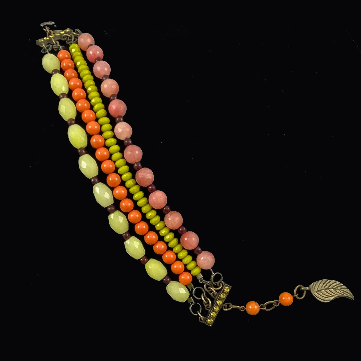 Multi-strand Beaded Designer Bracelet by David Aubrey