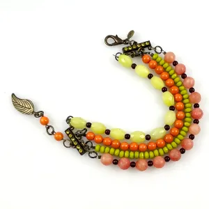 Multi-strand Beaded Designer Bracelet by David Aubrey