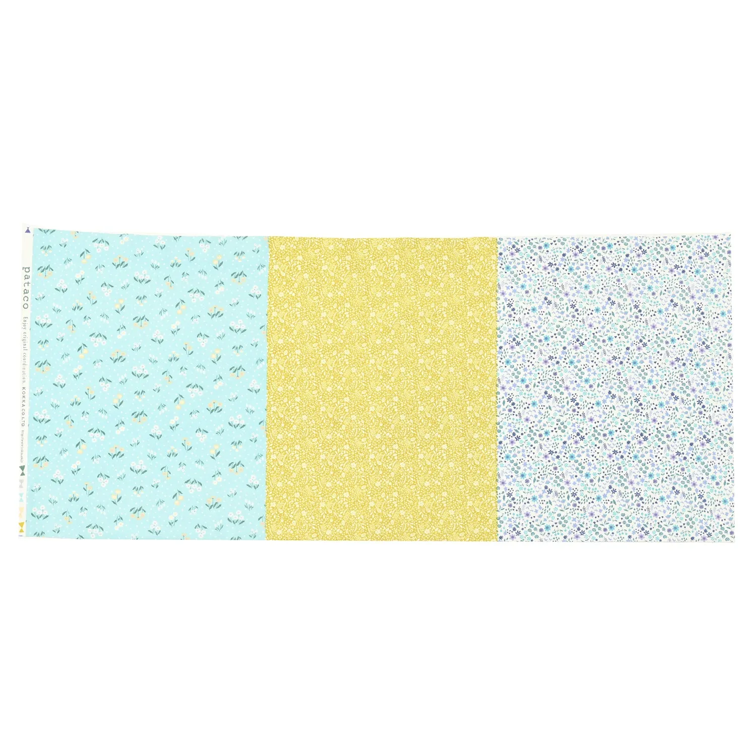 Pataco Ditsy Flower Cotton Sheeting - KOKKA Original Design