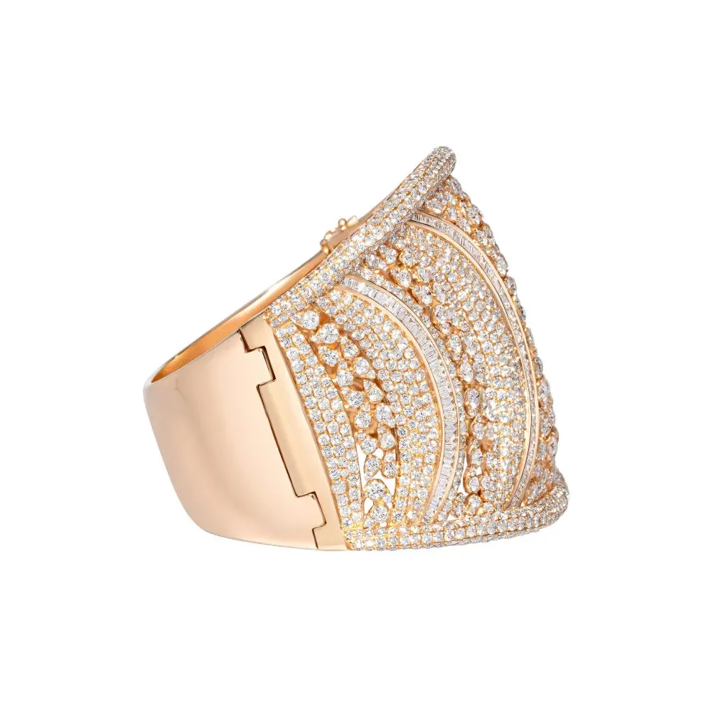 Pave Diamond Cuff Bracelet