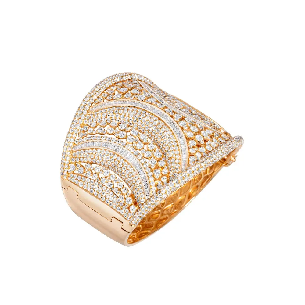 Pave Diamond Cuff Bracelet