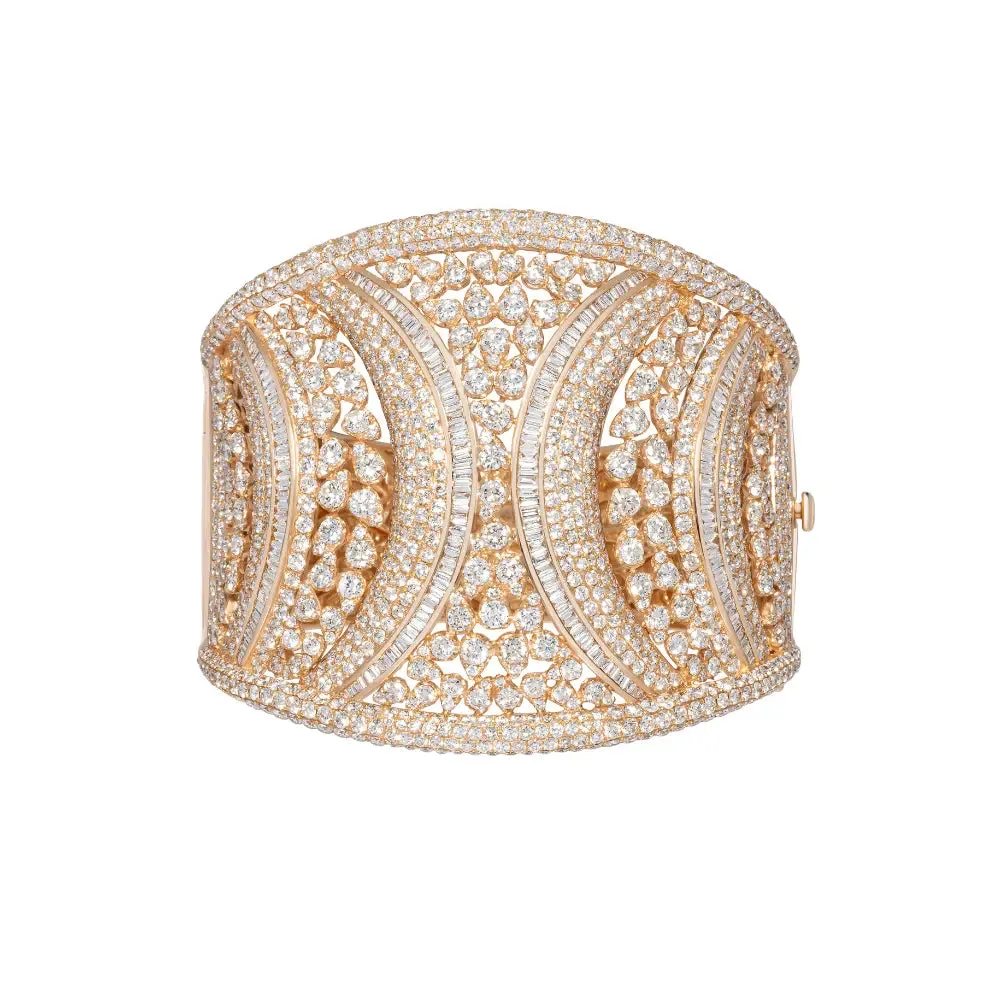 Pave Diamond Cuff Bracelet