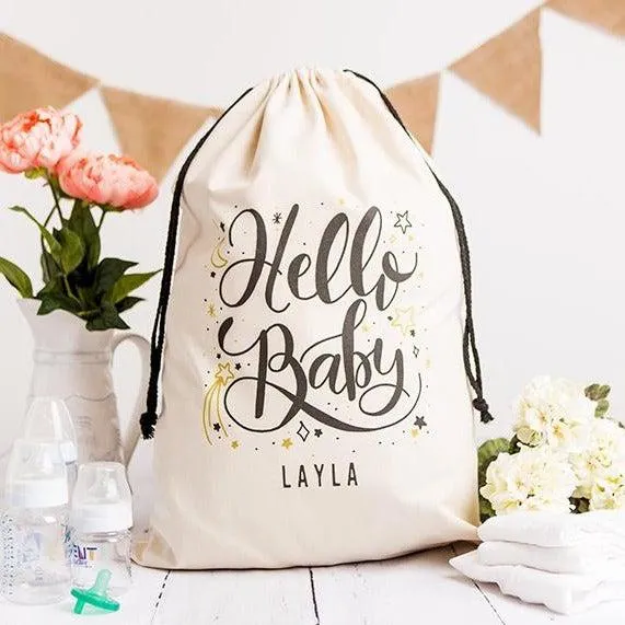 Personalized Jumbo Baby Gift Bags