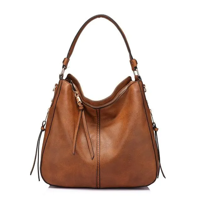 REALER shoulder bag women designer handbag high quality female Hobo bag tote soft artificial leather Large crossbody bags ladies