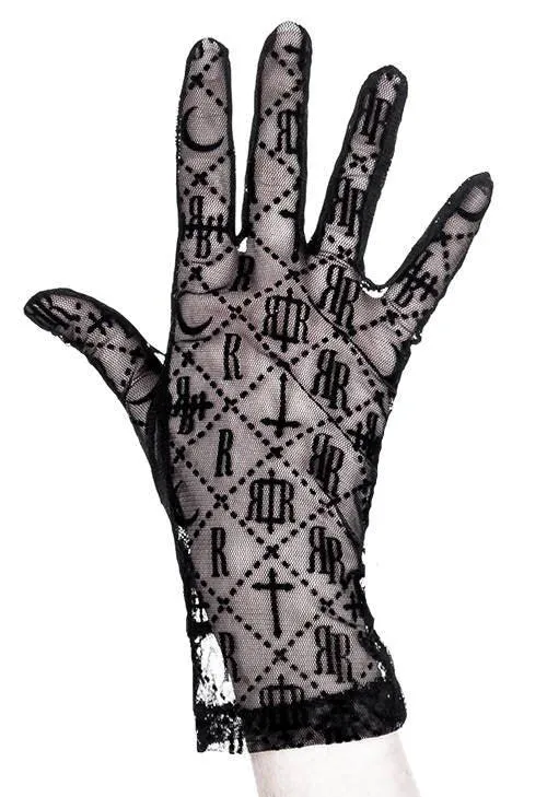 Restyle - Luxurious Goth - Mesh Gloves