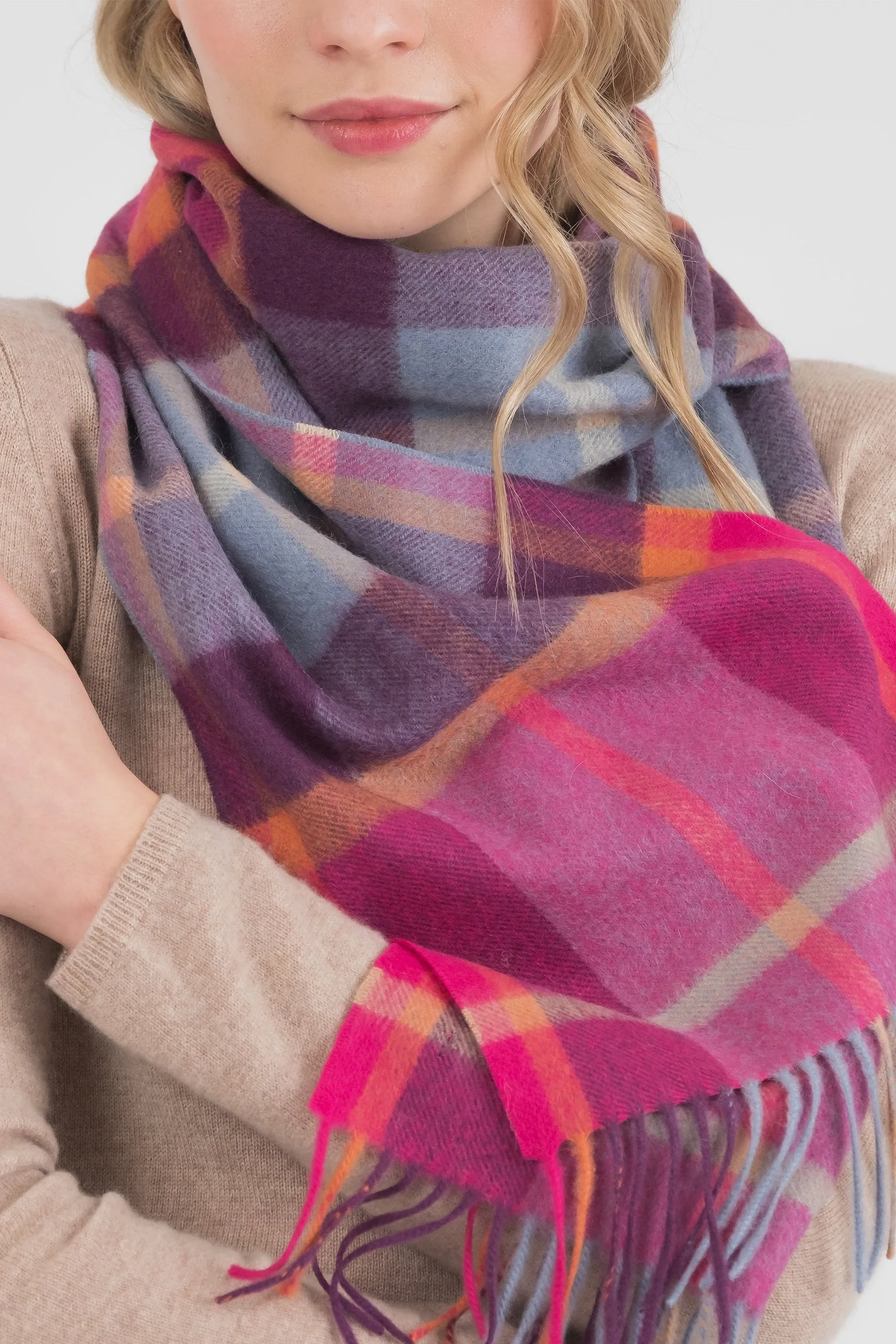 Scotty Thompson Cashmere Scarf - Colourful